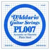 Image de D'addario PL007 - Corde au détail 007 guitare électrique - Acier plein