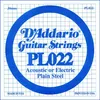 Image de D'addario PL022 - Corde au détail 022 guitare électrique - Acier plein