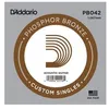 Image de Corde au détail Guitare acoustique D'Addario Filée Phosphore Bronze 042 - PB042