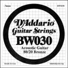 Image de Corde au détail D'Addario pour guitare acoustique 030 80/20 File Bronze - BW030