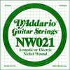 Image de Corde au détail D'addario NW021- guitare électrique - Filet rond 021