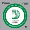 Image de D'Addario Daddario Nw026 Corde .026 Pour Guitare Électrique