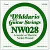 Image de D'addario Nw028 - Corde Au DÃ©tail Filet Rond 028 Pour Guitare Ãlectrique