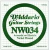 Image de D'Addario Corde Au Détail D'addario Nw034 - Guitare Électrique - Filet Rond 034