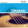 Image de D'Addario EJ16-B25 Light 25 jeux - phosphore bronze - jeu guitare acoustique
