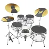 Image de Sourdines batterie hq percussion set fusion 22'' - 10-12-14-14-22 + cymbales