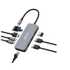 Image de Verbatim CMH 09 - Concentrateur (hub) - 1 x HDMI + 2 x USB-C 3.2 Gen 2 + 3 x USB 3.2 de 1ère génération + 1 x Ethernet 1 GigabitEthernet - de bureau