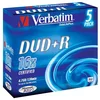 Image de Verbatim DVD+R 4,7 Go x 5