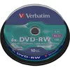 Image de Verbatim DataLifePlus - 10 x DVD-RW - 4.7 Go 4x - argent mat - spindle