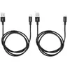 Image de Verbatim Sync and Charge - Câble USB - USB (M) pour Micro-USB de type B (M) - 1 m - noir (pack de 2)