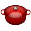Image de Le Creuset Signature - Casserole avec couverture - 28 cm - 6.7 L - rond - cerise