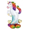 Image de ballon aluminium figurine licorne 83x139cm multicolore - 4242711