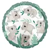 Image de ballon aluminium rond koala eucalyptus hawaï 43cm - 4255401