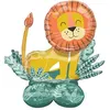 Image de ballon aluminium lion safari nature sauvage 114x109cm - 4294011