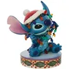 Image de Enesco Enesco - Disney Traditions Stitch Wrapped in Xmas Lights 4.5 Figure [COLLECTABLES] Figure, Collectible