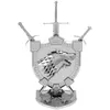 Image de Metal Earth Game of Thrones: Bouclier de Stark 11,7 cm
