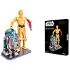 Image de Figurines Metal Earth Ã  assembler : BoÃ®te cadeau - Star Wars : R2-D2 et C-3PO