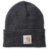 Image de Bonnet 100% acrylique gris anthracite - Watch CARHARTT
