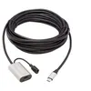 Image de Eaton Tripp Lite Series USB C Active Extension Cable USB C to USB C USB 3.1 Gen 1 M/F 5M - Rallonge de câble USB - 24 pin USB-C (M) pour 24 pin USB-C (F) - USB 3.1 Gen1 - 5 m - actif - gris, noir - pour P/N: U040-06N-MIC-F, U152-003-3P5, U280-W01-100C1G,