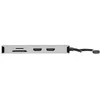 Image de Eaton Tripp Lite Series USB-C Dock, Dual Display - 4K 60 Hz HDMI, USB 3.2 Gen 1, USB-A Hub, GbE, Memory Card, 100W PD Charging, Gray - Station d'accueil - USB-C - 2 x HDMI - 1GbE