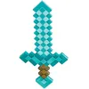 Image de Disguise Accessoire ÃpÃ©e En Diamant Minecraft, Sous Licence Officielle, ÃpÃ©e-Jouet De 20", InspirÃ©e De L'Ã©pÃ©e De Steve, IdÃ©ale Pour Le Jeu De RÃ´le Pour Combattre Les Creepers, Design PixelisÃ©, Taille Unique