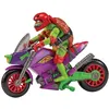 Image de Tales of the Teenage Mutant Ninja Turtles - Figurine avec véhicule Raphael & Purple Dragon 12 cm