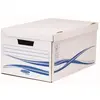 Image de Conteneur à ouverture sur le dessus Bankers Box Basic Bleu et Blanc