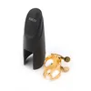 Image de D'Addario D'addario Hts2g - Ligature H Et Couvre-Bec - Saxophone Ténor (Becs En Métal), Dorée