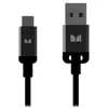 Image de Monster High Performance - Câble USB - USB (M) pour Micro-USB de type B (M) - USB 2.0 - 15 cm - noir