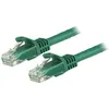 Image de StarTech.com Green Gigabit Snagless RJ45 UTP Cat6 Patch Cable Cord - cordon de raccordement - 15 m - vert