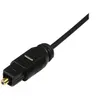 Image de StarTech.com Câble Toslink (SPDIF) Audio Numérique Optique 45 m - Cordon Optique Audio Toslink - Connecteurs Métal Plaqué Or - Mâle/Mâle - Câble audio numérique (optique) - SPDIF - TOSLINK mâle pour TOSLINK mâle - 4.6 m - fibre optique - noir -