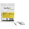 Image de StarTech.com Adaptateur pour casque avec prises pour écouteur et microphone séparées - Mini-Jack 3,5mm 1x (M) 2x (F) - Blanc - répartiteur de casque micro - 15.25 cm