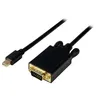 Image de StarTech.com 6ft Mini DisplayPort to VGA Adapter Cable mDP to VGA Black convertisseur vidéo - noir