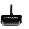 Image de StarTech.com C?ble connecteur Samsung Dock vers USB de 3 m pour Samsung Galaxy Tab - M/M - Noir - câble de chargement / de données - 3 m