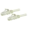 Image de StarTech.com Câble réseau Cat6 Gigabit UTP sans crochet - Cordon Ethernet RJ45 anti-accroc - M/M - cordon de raccordement - 3 m - blanc