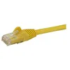 Image de StarTech.com Câble réseau Cat6 Gigabit UTP sans crochet - Cordon Ethernet RJ45 anti-accroc - M/M - cordon de raccordement - 2 m - jaune