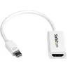 Image de StarTech.com Adaptateur actif Mini DisplayPort 1.2 vers HDMI - Convertisseur Mini DP vers HDMI - M/F - 4K - Noir convertisseur vidéo - blanc