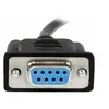 Image de StarTech.com Câble null modem série DB9 RS232 de 1 m - Cordon série DB9 vers DB9 - F/F - Noir - câble de modem nul - 1 m