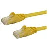 Image de StarTech.com Câble réseau Cat6 Gigabit UTP sans crochet - Cordon Ethernet RJ45 anti-accroc - M/M - cordon de raccordement - 3 m - jaune