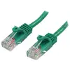 Image de StarTech.com Câble réseau Cat5e UTP sans crochet- Cordon Ethernet RJ45 anti-accroc - M/M - cordon de raccordement - 3 m - vert