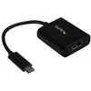 Image de StarTech.com Adaptateur vidéo USB-C vers DisplayPort - Convertisseur USB Type-C vers DP - 4K 60 Hz - Noir adaptateur vidéo externe