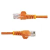 Image de StarTech.com 0.5m Orange Cat5e / Cat 5 Snagless Ethernet Patch Cable 0.5 m - cordon de raccordement - 50 cm - orange