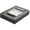 Image de StarTech.com Adaptateur disque dur SATA/SAS de 2,5 pouces vers 3,5 pouces - Support SSD/HDD de 2,5" vers 3,5" - Convertisseur HDD/SSD SATA - Boitier externe - 2.5" - SATA 6Gb/s / SAS 6Gb/s - SAS 6Gb/s, SATA 6Gb/s - noir, argent