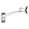 Image de StarTech.com Support mural pour écran PC avec bras pivotant de 26 cm - Pour moniteurs compatible VESA jusqu'à 30" - Premium (ARMWALLDS2) - Support - bras réglable - pour Écran LCD - aluminium - argent - Taille d'écran : 13"-30" - montable sur mur