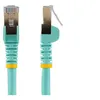 Image de StarTech.com Cable reseau Ethernet RJ45 Cat6 de 7 m - Cordon de brassage blinde Cat 6 STP sans crochet - Fil Gigabit aqua (6ASPAT7MAQ) - Cordon de raccordement - RJ-45 (M) pour RJ-45 (M) - 7 m - STP - CAT 6a - moulé, sans crochet - turquoise