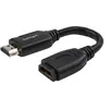 Image de StarTech.com Câble d'extension HDMI® mâle à femelle | Connecteur de préhension | HDR | Garantie à vie - Câble de rallonge HDMI - HDMI mâle droit pour HDMI femelle droit - 15.2 cm - double blindage - noir - support 4K
