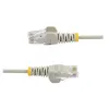Image de StarTech.com Cable reseau Ethernet RJ45 Cat6 de 3 m - Cordon de brassage mince Cat 6 UTP sans crochet - Fil Gigabit gris (N6PAT300CMGRS) - Cordon de raccordement - RJ-45 (M) pour RJ-45 (M) - 3 m - CAT 6 - sans crochet - gris