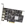 Image de StarTech.com Carte PCIe 4 Ports USB 3.2 Gen 2 10Gbps - Carte Contrôleur Hôte USB 3.1/3.2 Gen 2 Type-A PCI Express 3.0 x 2 - 4xUSB-A - Carte Adaptateur PCIe USB - Windows/Mac/Linux (PEXUSB314A2V2) - Adaptateur USB - PCIe 3.0 x4 - USB 3.1 Gen 2 x 4