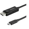 Image de StarTech.com CDP2DP142MBD Câble USB Type-C vers DisplayPort 1.4 (bidirectionnel) - 2 m - Adaptateur USB-C à DP - Câble DisplayPort - 24 pin USB-C (M) pour DisplayPort (M) - USB 3.1 / Thunderbolt 3 / DisplayPort 1.4 - 2 m - actif support pour 8K UHD (7