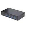 Image de StarTech.com Switch KVM DisplayPort 4 Ports, 8K 60Hz, DP 1.4, 6 Ports USB - Commutateur écran-clavier-souris/audio/USB - 4 x KVM / audio / USB - 1 utilisateur local - de bureau - Conformité TAA